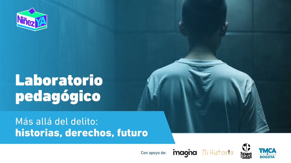 Ninez_Ya's tweet photo. 🎙️¡Es hoy!

🕙Conéctate #EnVivo desde las 10 a.m. al laboratorio pedagógico 'Más allá del delito', un espacio para entender las trayectorias de vida de adolescentes que han pasado por el Sistema de Responsabilidad Penal Adolescente.

🔴▶️https://t.co/Xlk4TS6Ib5
#JusticiaYA https://t.co/IGDxVW7pCE