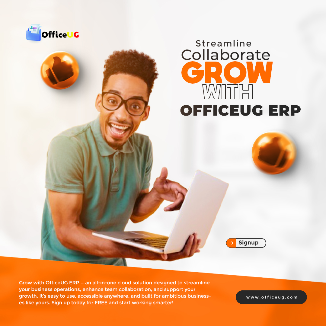 office_ug1's tweet photo. 🎯 Grow your business with ease!
Streamline operations, boost collaboration, and scale fast with OfficeUG ERP — your all-in-one cloud solution. ✅ Easy. Smart. FREE to start.
👉 Sign up now: https://t.co/yBWfEt64qs
#OfficeUG #CloudERP #BusinessMadeEasy #UgandaBusiness https://t.co/ufbsIiKTBk
