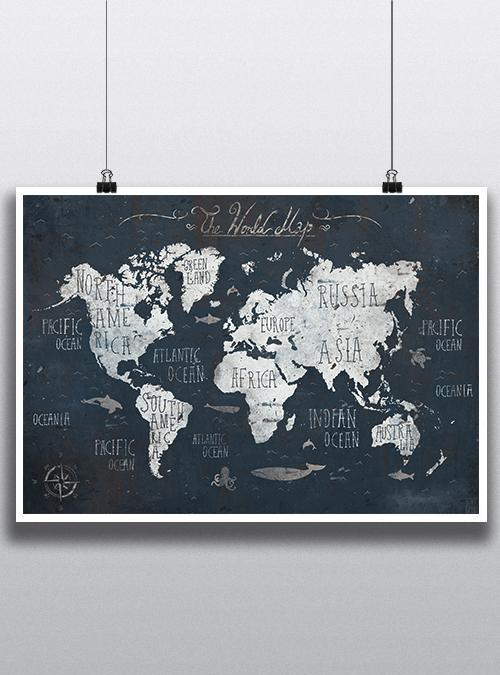 "World Map" is today's featured print on qwertee.com/print/world-map RePost for a chance at a FREE TEE!