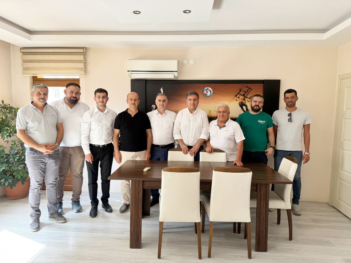 EMO Ankara Şubesi (@emoankara) on Twitter photo <a href="/emoankara/">EMO Ankara Şubesi</a> Şubesi YK Başk. Cevdet Aslan, Yozgat Tems. Murat İbiş, Tokat Tems. Seyit Ufuk Çal, Sivas Tems. Yard. İsmet Çağlayan, Yozgat Temsilci Yard. Hasan Ormanoğlu ve Üyelerimiz Halil İbrahim Konk ile Cuma Yazıcı, TEDAŞ 8. Bölge Müdürü Tayyar Akbulut’u makamında ziyaret etti. <a href="/emoankara/">EMO Ankara Şubesi</a> Şubesi YK Başk. Cevdet Aslan, Yozgat Tems. Murat İbiş, Tokat Tems. Seyit Ufuk Çal, Sivas Tems. Yard. İsmet Çağlayan, Yozgat Temsilci Yard. Hasan Ormanoğlu ve Üyelerimiz Halil İbrahim Konk ile Cuma Yazıcı, TEDAŞ 8. Bölge Müdürü Tayyar Akbulut’u makamında ziyaret etti.