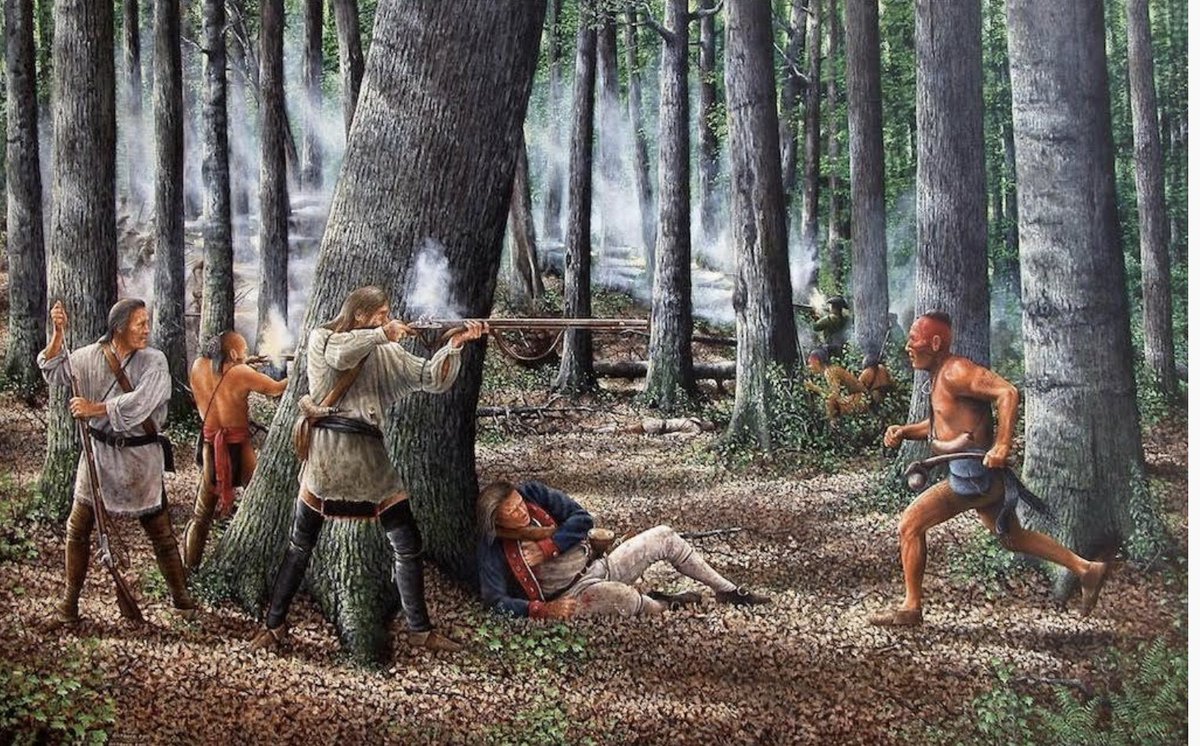 15 Aug 1779 Upper Allegheny River, Western PA. Capt Sam Brady leads Col Daniel Brodhead’s advance guard in an attack on Chief Bald Eagle’s 40-brave war party, killing the chief &amp;several braves without a loss. #RevWar #History #AmRev