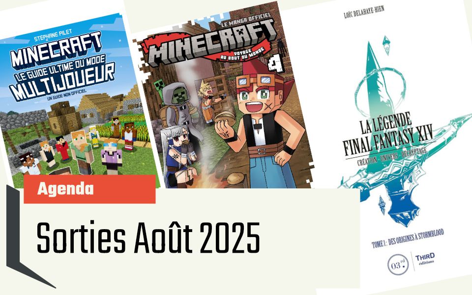 Voici les sorties en Lecture Gaming 📚🎮 prévu pour le mois d'août ! Pas grand chose à ce mettre sous la dent mais il y en a au moins pour les grands et les petits 😁
Comme d'ab, si vous en voyez d'autres n'hésitez pas à me le faire savoir. 
lecturegaming.fr/sorties-du-moi…