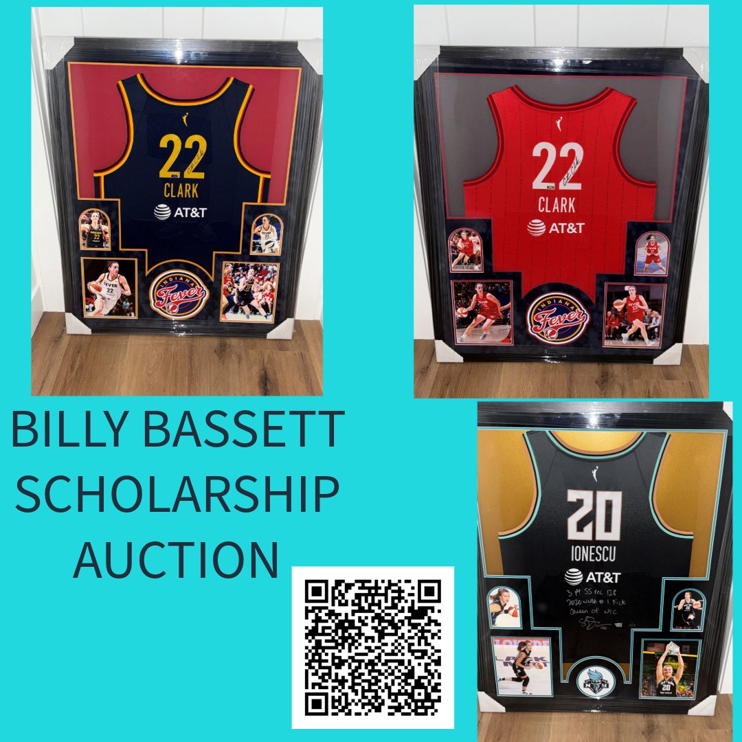 It's a great day to enter into our raffle for Caitlin Clark and Sabrina Ionescu autograph jerseys.  Auction closes in less than 40 days..  All money goes to girls basketball scholarships..   #caitlin #sabrina #WNBA 
zeffy.com/ticketing/bill…
