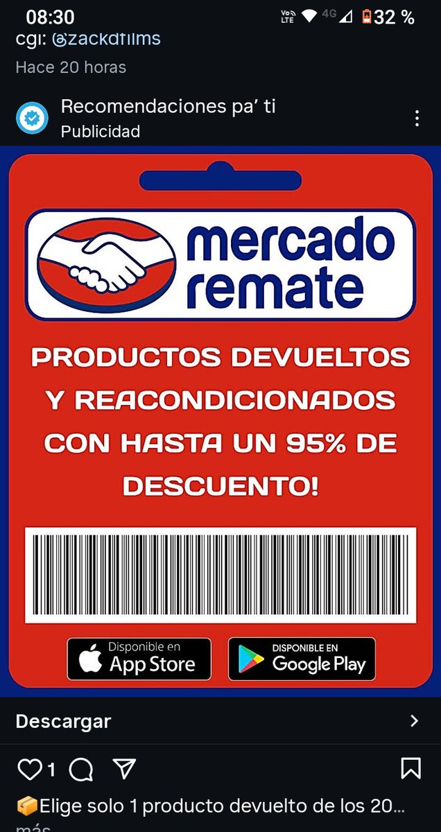 LinoCisterna's tweet photo. @Mercadolibre @mercadopago 
Qué es esto? Un scam con publicidad pagada en instagram? https://t.co/hejyX5MPaE