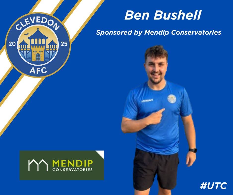 ClevedonAFC's tweet image. NEW SIGNING ✍️

another new signing; Ben Bushell joins us after previously serving as skipper of Yatton and Cleeve.

Ben is sponsored by Mendip Conservatories

#UTC🏰⚽