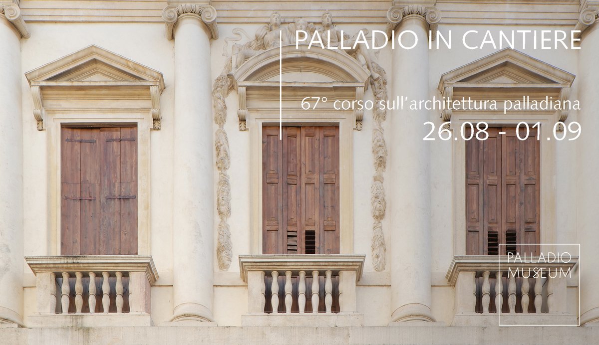 67° Corso sull’architettura palladiana 
PALLADIO IN CANTIERE 
Vicenza + Veneto 
26 agosto - 1° settembre 2025

C'è tempo fino al 15 agosto per iscriversi!

palladiomuseum.org/courses/pallad…