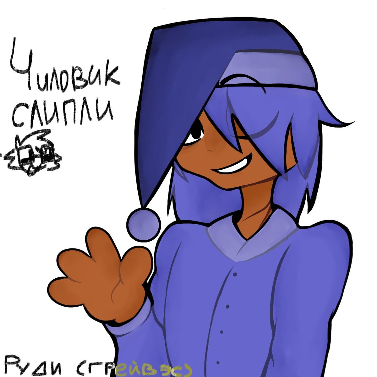 #sprunki #sprunkioc #SprunkiFanart 

I drew the OC <a href="/K3DD0_X3/">K3DD0_</a> :"3