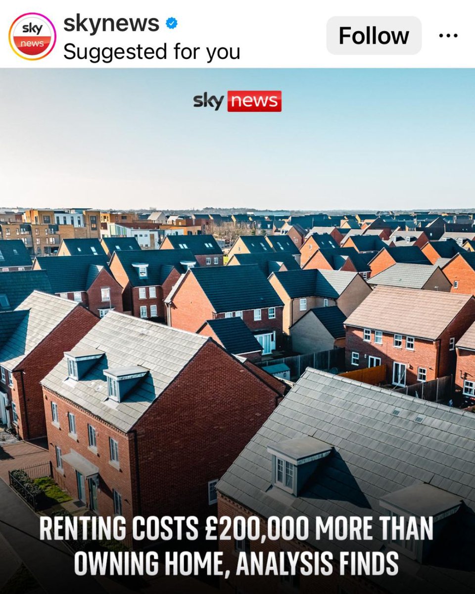 Did you know that buying is now cheaper than renting?

On average, it saves you over £200k over your lifetime.

Now is the perfect time to invest in your future. 

Explore Sky-House properties
➡️ ll.ink/1aNeEl

#SkyHouse #WaverleyCentral #NewHome #NewBuild