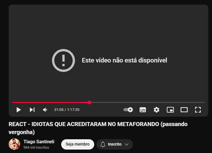 hehe___23's tweet photo. ihhh o que rolou aqui @tiagosantineli ? https://t.co/54VAmJroYi