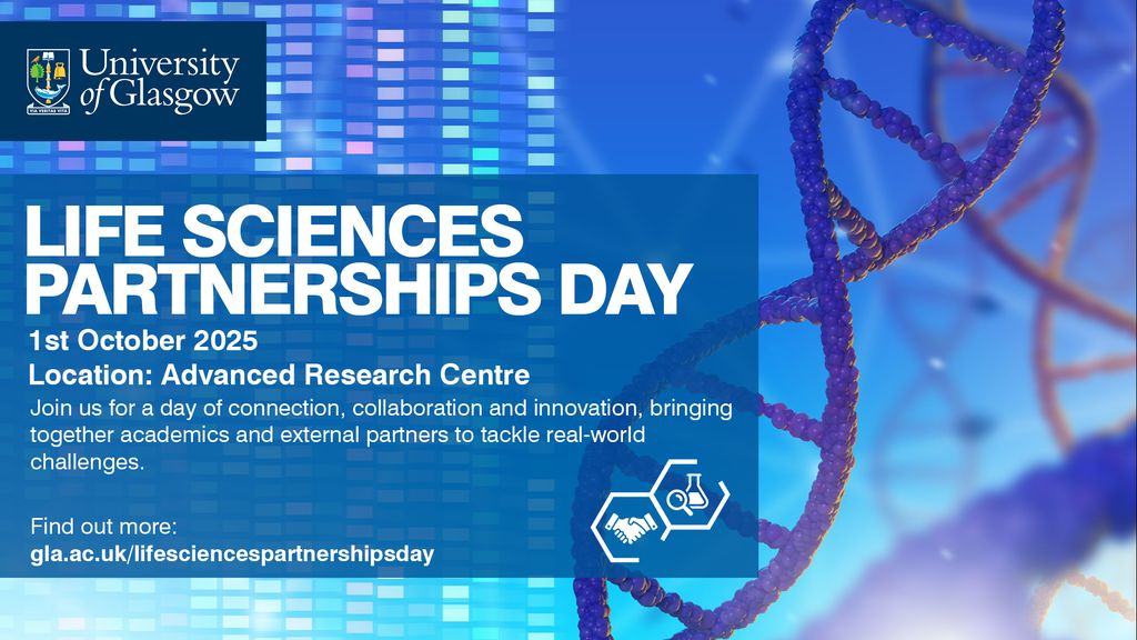 🔬 A reminder for our Life Sciences Partnerships Day 2025!  

📅 1 Oct 2025  
📍 ARC

🤝 Connect with researchers, partners, funders &amp; more  
🌟 Keynote: AstraZeneca  
💡 Pitches, panels, posters &amp; networking  
🍸 Drinks reception to close!