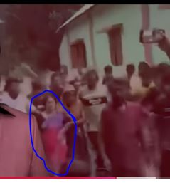 Horrific Incident Again-

She is Shikha Rani Das , head teacher of a school in Bangladesh .

The father of Bangladesh minister Asif Mahammad with a mob tortured Shikha Rani  for 6 hours inside school.

Her Sharee was taken off. 
Then she was paraded around the town half naked.