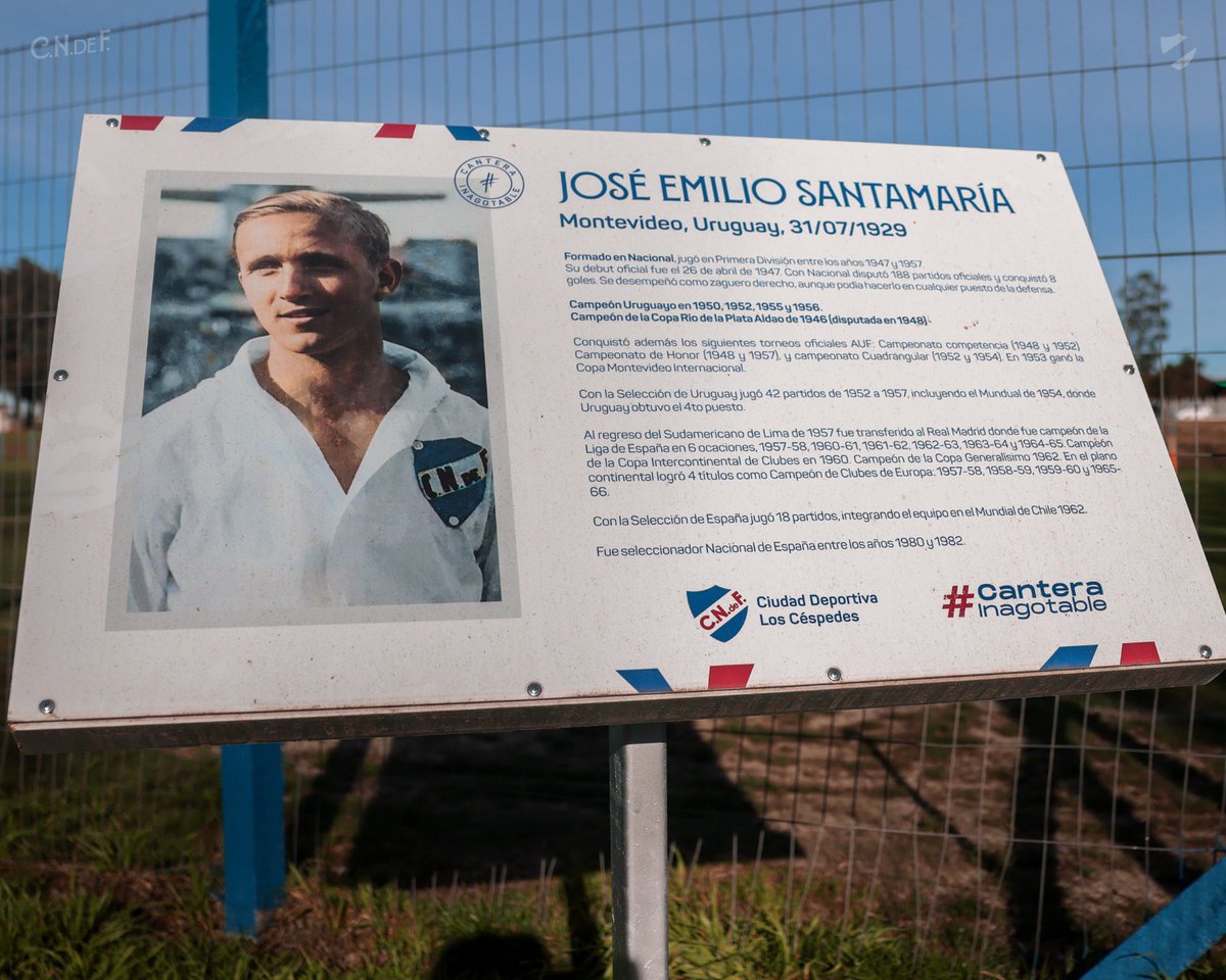 Nacional's tweet photo. 🌱 𝗖𝗮𝗻𝗰𝗵𝗮 𝟯: “𝗝𝗼𝘀𝗲́ 𝗘𝗺𝗶𝗹𝗶𝗼 𝗦𝗮𝗻𝘁𝗮𝗺𝗮𝗿𝛊́𝗮”

En el día de su cumpleaños, su nombre sigue presente donde todo comenzó. https://t.co/yPMFPBK1iO