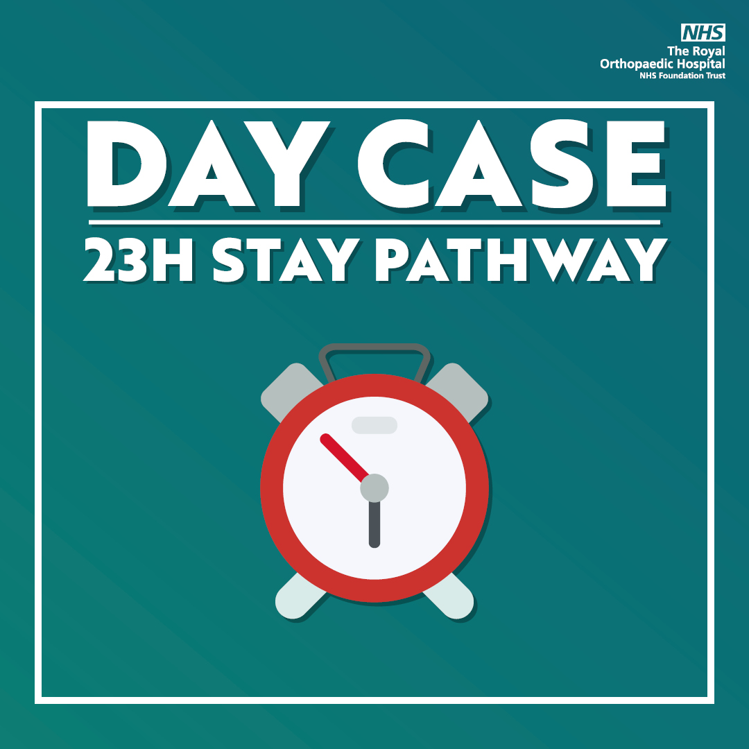 ROHNHSFT's tweet photo. Day Case/ 23h joint replacements are quickly becoming standard in orthopaedic units across the NHS.

The ROH isn’t different! We already offer Day Case surgeries, but from next week, we’re opening a dedicated ward just for patients who are having primary hip and knee surgeries. https://t.co/E0MLwKT14A