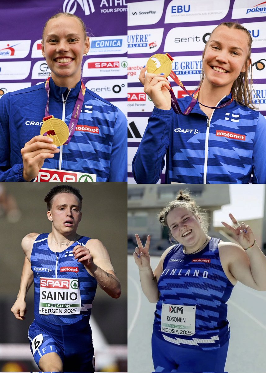 SUL jätti Helsingin 2030 EM-kisojen hakukirjan EA:lle. Unelmasta tuli tavoite. Nuorille kuten Antti Sainio, Ilona Mononen, Saga Vanninen ja Silja Kosonen halutaan mahdollisuus kilpailla EM-menestyksestä kotiyleisön edessä.

yleisurheilu.fi/uutinen/sul-ja…

Kuva SUL Decabild