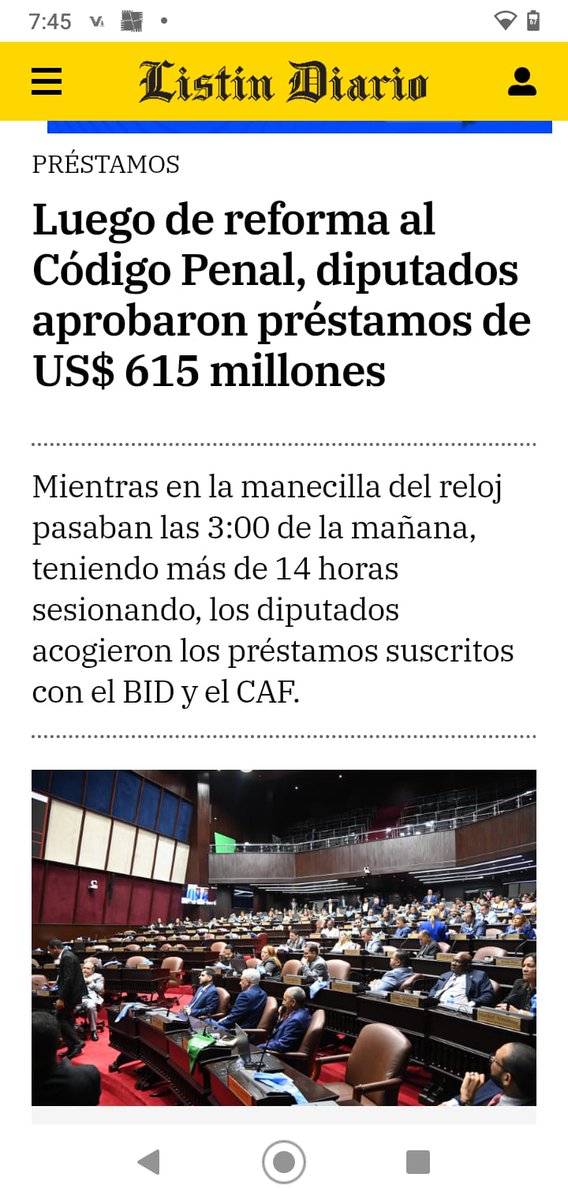Cuando Luis Abinader convocó la legislación extraordinaria lo que buscaba era que le aprobaran el préstamo de 615 millones de dólares, el código penal fue el pretexto 

Préstamos para no hacer nada en favor del pueblo, préstamos para que los funcionarios se lo roben.