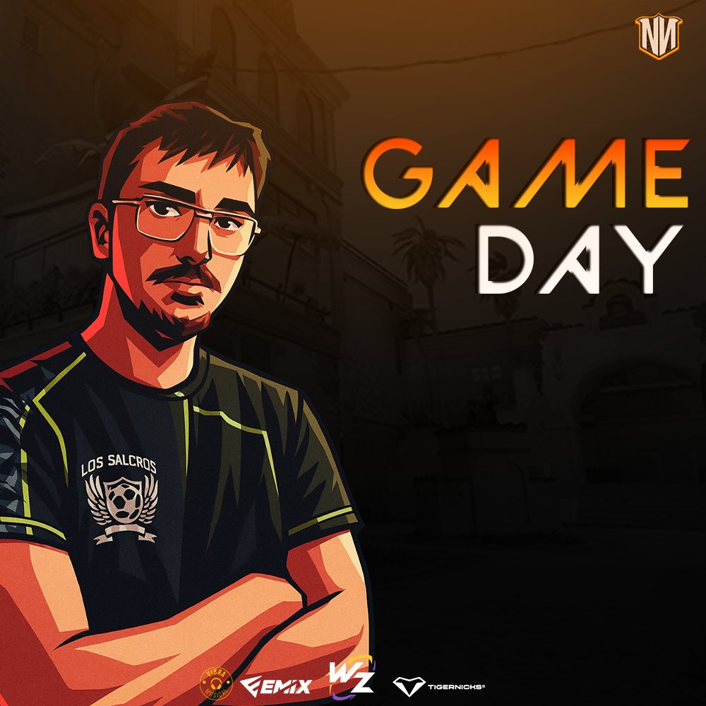 #VALORANT | ¡𝐆𝐀𝐌𝐄𝐃𝐀𝐘!

🏆 | <a href="/Minotaurs_Rage/">Minotaur's Rage</a> 
🆚 | Kyron eSports
⏰ | 17:00h
📺 | twitch/ericleanez

🥷 𝐑𝐎𝐒𝐓𝐄𝐑
<a href="/Porat__/">NN Porat</a>
<a href="/bowxcoffee/">Bow</a>
<a href="/M1guel1t0o/">Miguel</a>
<a href="/IVANTETE2213491/">IVANTETE22</a> 
Haya (s)
 
💼 <a href="/EricLeanez/">Eric</a>

 #GoNN 🧡 · #NNvalorant