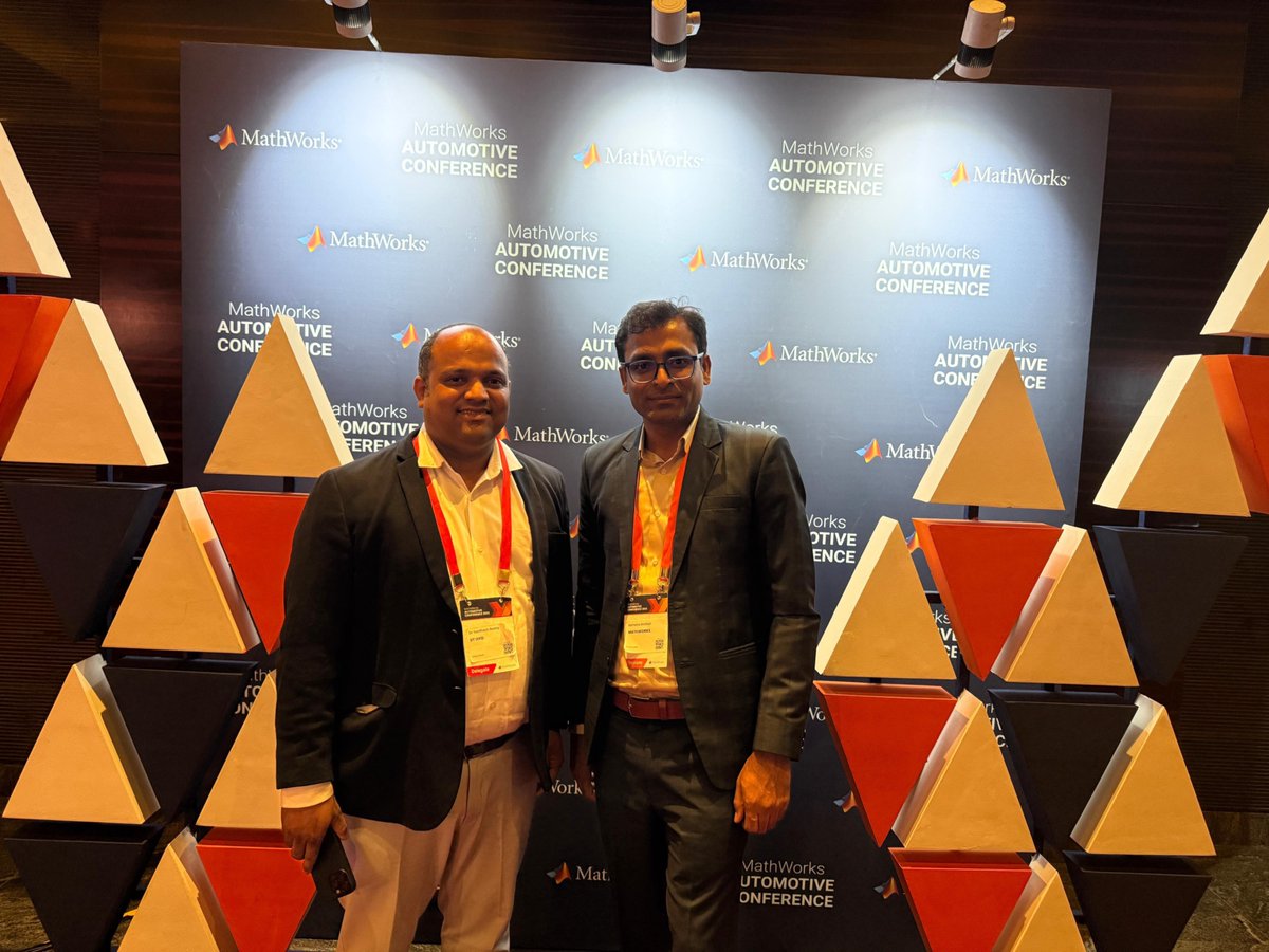 IitTihan's tweet image. haping the Future of Mobility!
Dr. Santhosh Reddy, HEO of TiHAN IIT Hyderabad, participated in the MathWorks Automotive Conference 2025, engaging with industry leaders on the future of #AutonomousNavigation.
We’re proud to be driving real-world impact.
#TiHAN #ADAS #FutureOfMobi