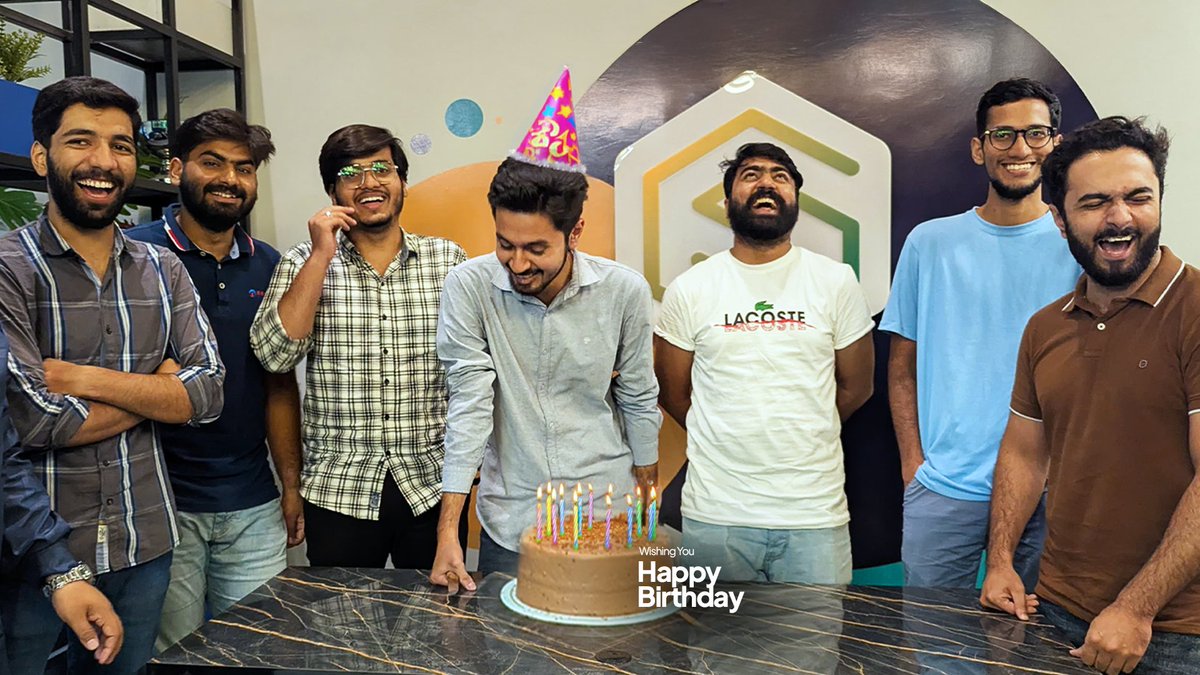 code_suite's tweet image. Real work. Real laughs. Real cake.
Today we celebrated Abdul Moeez, a key part of our CodeSuite family. It wasn’t about decorations or party props — it was about pausing the sprint, gathering around, and appreciating the humans behind the hustle.