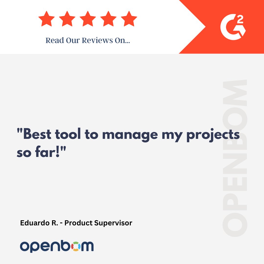 openbom's tweet image. 📊 Managing complex projects just got easier. OpenBOM helps teams stay organized, connected, and moving forward—without the spreadsheet stress.
#ProjectManagement #EngineeringWorkflow #BOMControl #DigitalTools #OpenBOM
bit.ly/42uZ3pM