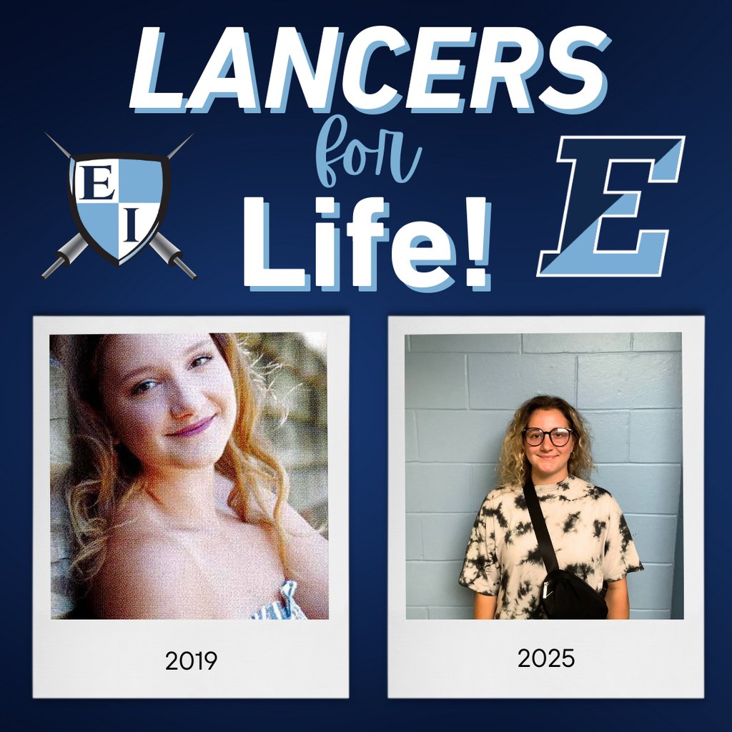 Our #LancerPride is on full display during #ThrowbackThursday. This week's #LancersForLife staff member is our EHS Cheer Coach Lizzie Perkins! 📣🤸‍♀️

"I live nearby and wanted to continue to coach where I grew up!"

🤺🛡️🌟