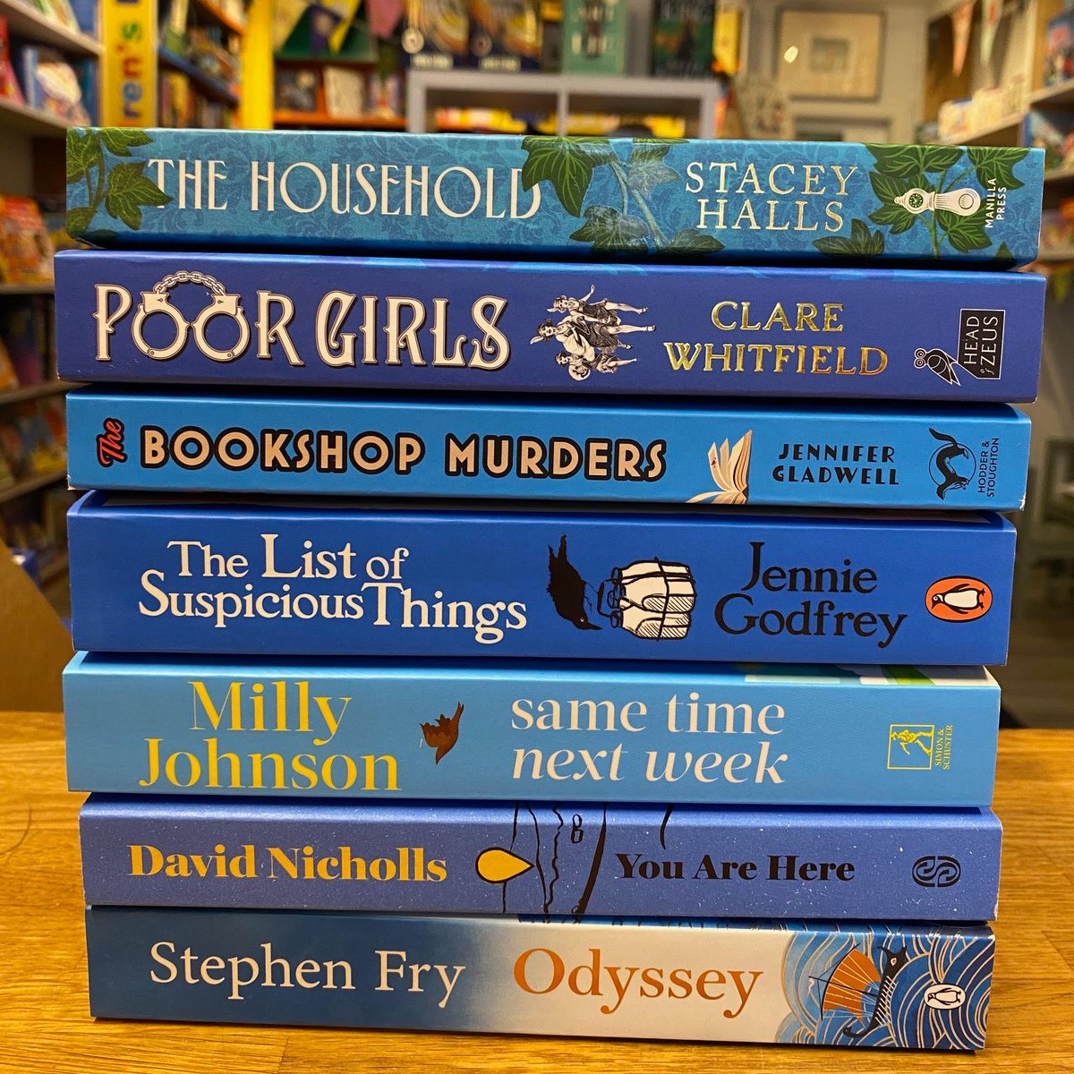 Darling Reads (@darling_reads) on Twitter photo Rainbow Recommendations is a good one today! Beautiful titles in blue 💙💙💙all great reads...
Grab in store or check out the full <a href="/bookshop_org_UK/">Bookshop.org</a> list here: uk.bookshop.org/lists/rainbow-…
<a href="/stacey_halls/">Stacey Halls is away</a> <a href="/jennieg_author/">Jennie Godfrey (updates only)</a> <a href="/millyjohnson/">📚✍️Milly Johnson ✒️🐕🐈⬛</a> Rainbow Recommendations is a good one today! Beautiful titles in blue 💙💙💙all great reads...
Grab in store or check out the full <a href="/bookshop_org_UK/">Bookshop.org</a> list here: uk.bookshop.org/lists/rainbow-…
<a href="/stacey_halls/">Stacey Halls is away</a> <a href="/jennieg_author/">Jennie Godfrey (updates only)</a> <a href="/millyjohnson/">📚✍️Milly Johnson ✒️🐕🐈⬛</a>