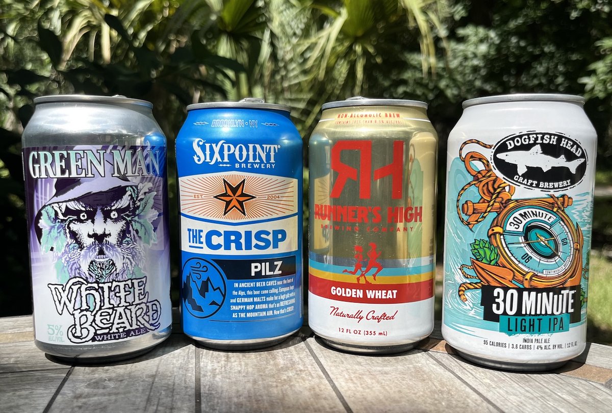 "Whether Celsius or Centigrade,/It’s damned hot in these late summer days!/Yet you’ll cool (even smile)
/When you drink dog days style"

Marsha Bryant has new #beer recco's to survive the present heat wave #limericks #beerreview massreview.org/2025/07/31/dog…