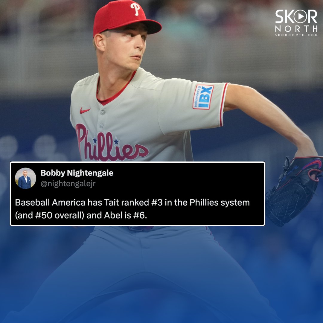 The #MNTwins received two top 100 prospects for Jhoan Duran. 

Mick Abel will report to Triple-A.
Edouardo Tait to High-A Cedar Rapids.