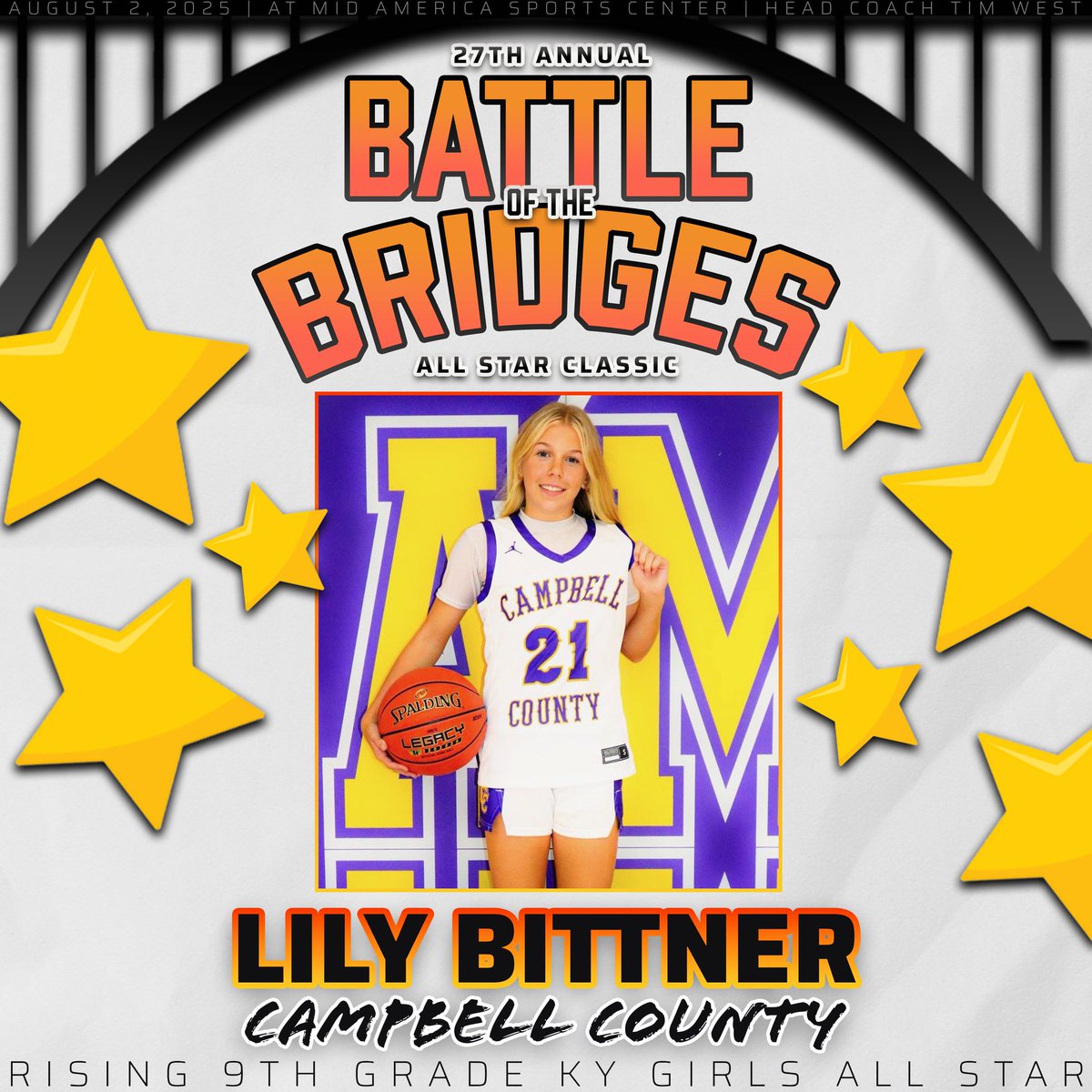Our next 2029 Allstar is Lilly Bittner.  This young lady is a baller.  She can score at all three phases of the game.  Very fast can run the floor.