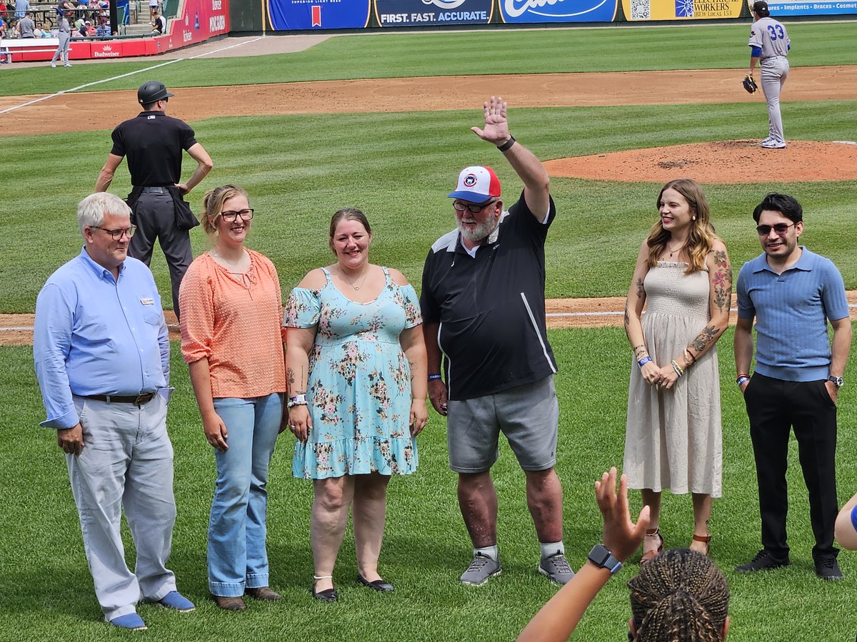 SoftballComplex's tweet image. A pillar of South Bend’s recreational and tourism community was honored Tuesday at Four Winds Field as Rich Sparks received the 2025 Faces of Tourism Award. The recognition, presented by Visit South Bend, highlights Sparks’ contributions spanning more than five decades.