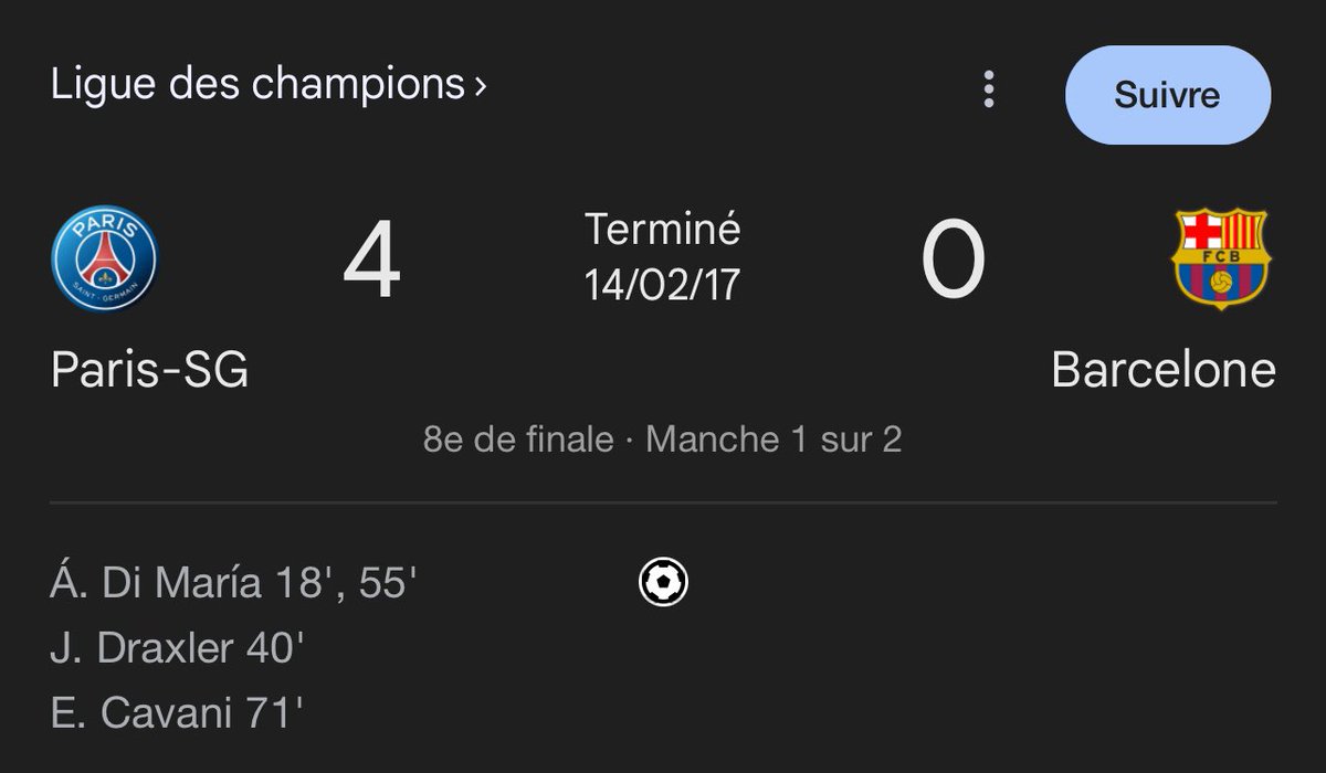 Julien_27LS's tweet image. Le PSG aime trop marquer 4 buts face aux petites équipes mdrrrr