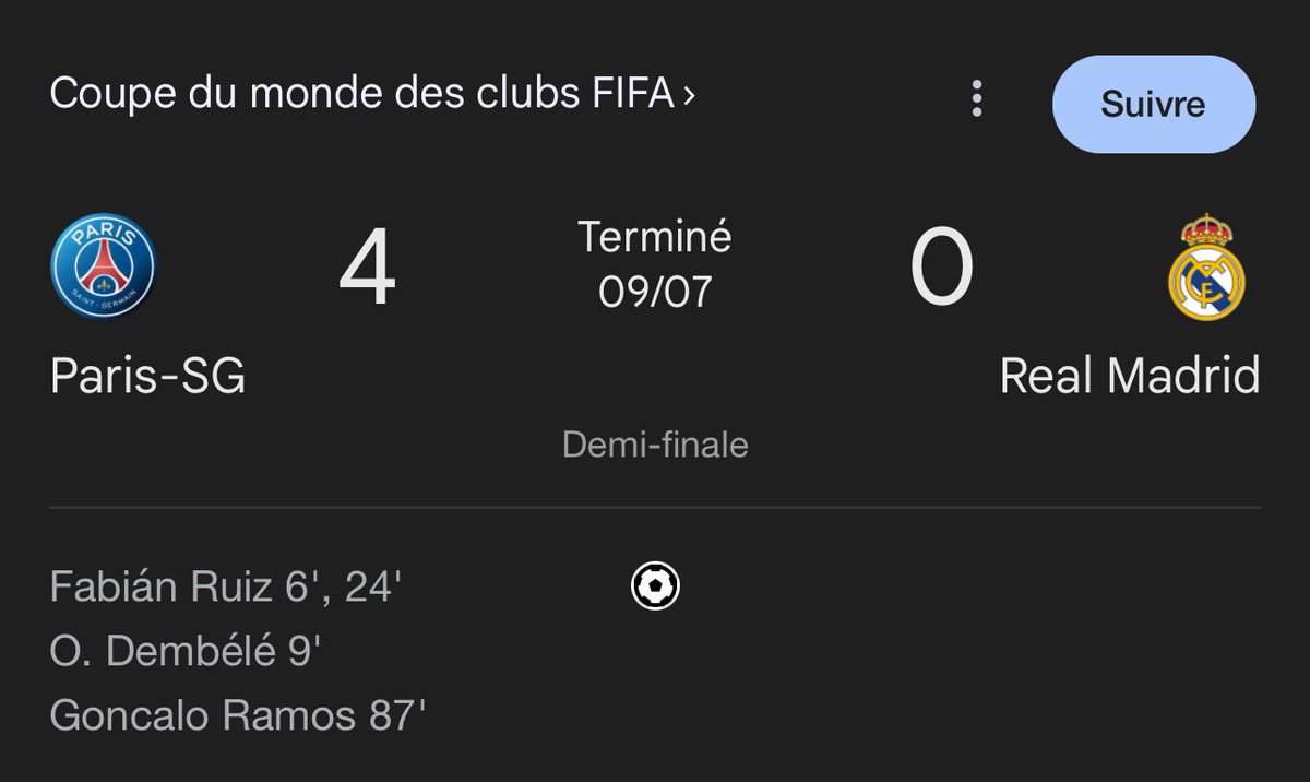 Julien_27LS's tweet image. Le PSG aime trop marquer 4 buts face aux petites équipes mdrrrr