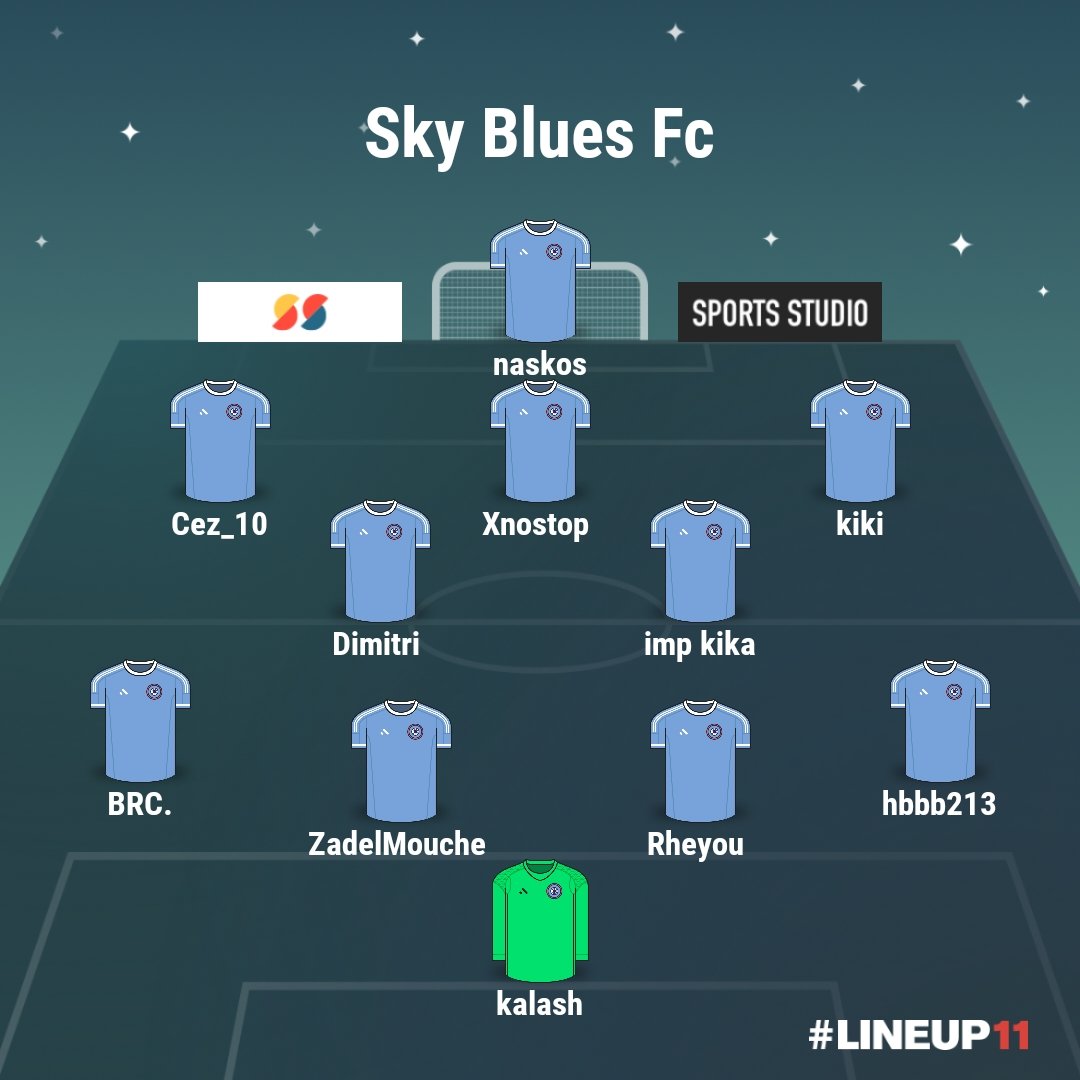 🎯 Matchday - Tournoi VFT
🔵⚪ Sky Blues FC prêts au combat !

On arrive déterminés, avec un groupe soudé, une stratégie claire et l’envie de tout donner. Ce soir, c’est sérieux : concentration, discipline et Solidarité 💪🔥💯