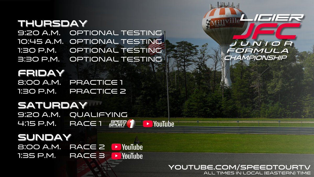 Let's do this! 👊 The <a href="/NJLottery/">New Jersey Lottery</a> SpeedTour weekend is about to be underway at <a href="/NJMP/">New Jersey Motorsports Park</a>.