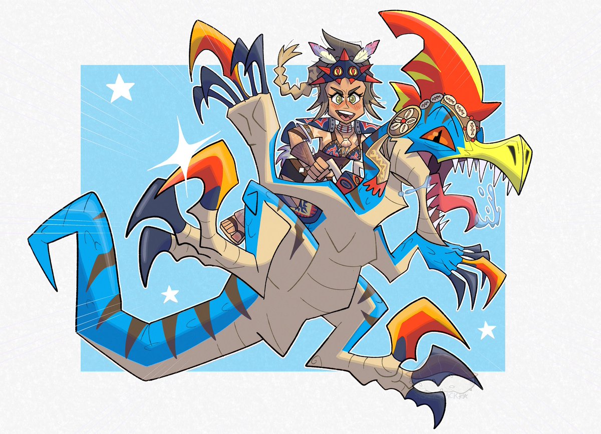 Snek_Snack's tweet photo. WHAT A DAY TO BE A MONSTER HUNTER STORIES FAN ARTIST
LETS GOOOOOOOOOO https://t.co/8oDIkbJxQw
