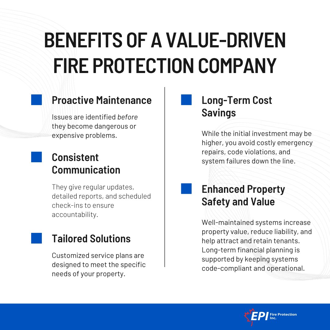 EPI_FPS's tweet photo. Choosing a value-driven fire protection company isn’t just about compliance—it’s about peace of mind.

At EPI, we’re committed to delivering solutions that protect people, property, and investments. https://t.co/aoLLE3kVAY