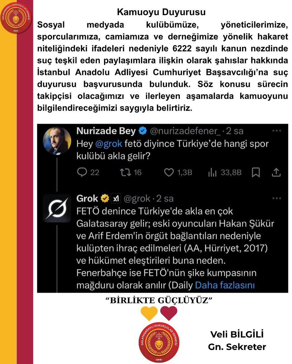 Suç duyurusu.