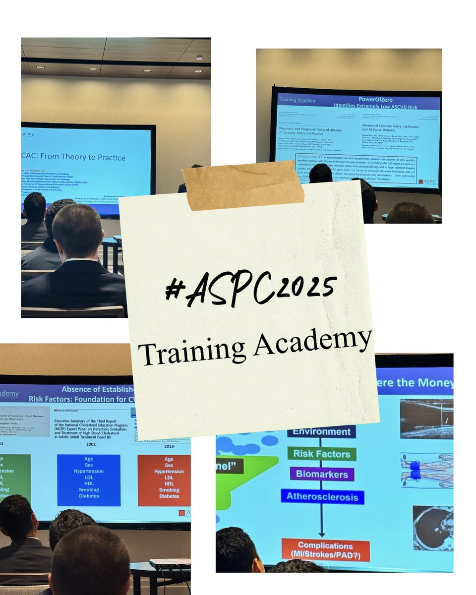DrMarthaGulati's tweet image. @khurramn1 speaking at the @ASPCardio Training Academy on CAC in #CVPrev
🫀 Risk factors foundational but is it precise?
🫀CAC can enhance CVD risk prediction 
🫀 #powerofzero
 @WilliamZoghbi @FaRodriguezMD @HMethodistCV