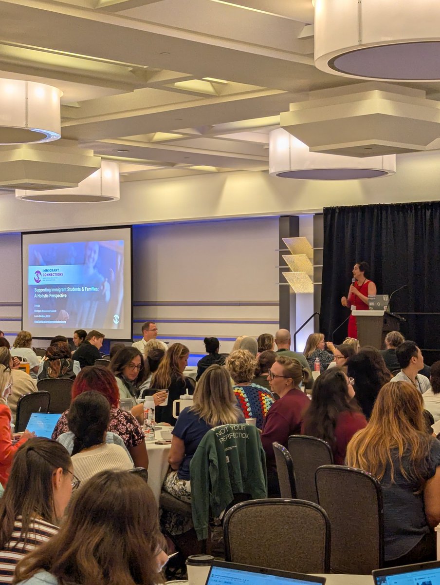 Good morning Newcomer Summit! Thank you to our keynote Laura Gardner for starting our day of learning!