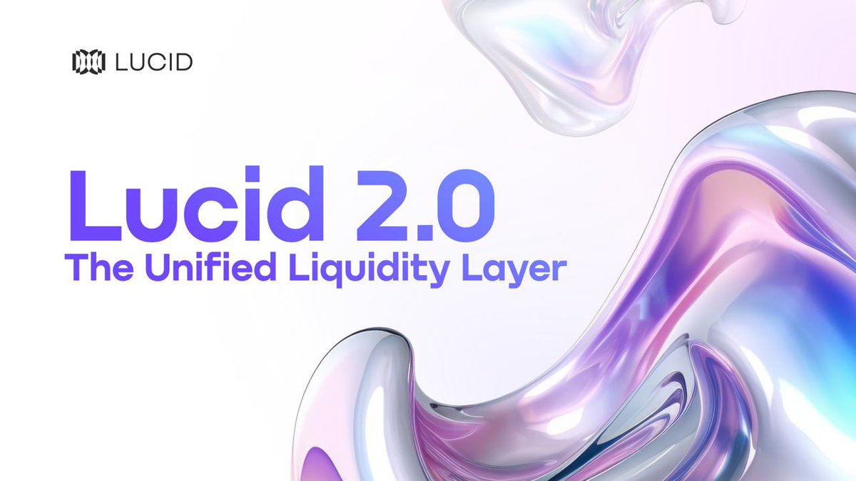Lucid 2.0 is now live! 🚀

Built to unify cross-chain liquidity for Ethereum and beyond.

Lucid 1.0 was the first to unify leading bridges at the protocol level, securing $250M in TVL and processing over $5M in volume.

Lucid 2.0 takes it further: faster transfers, more flexible