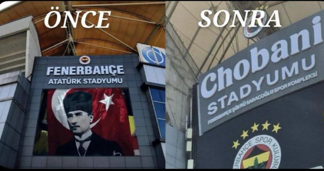 Fenerbahçe Atatürk Staydyumu  / Chobani stadyumu oldu