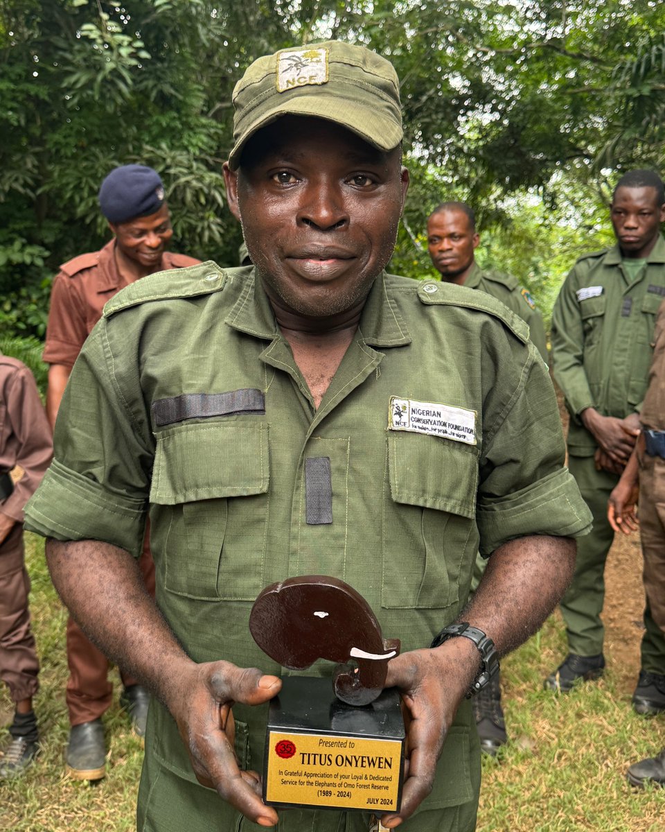 ncfnigeria's tweet image. CELEBRATING WORLD RANGER DAY

Meet Mr. Titus Onyewen, one of the incredible rangers on the NCF team.

For over 30 years, he has stood on the frontlines of conservation, protecting Nigeria’s wildlife with unwavering dedication.

On this World Ranger Day, we honour Mr. Titus and…
