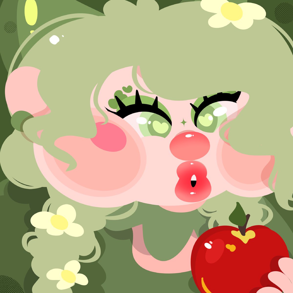 GM fams!
Tengtengteng... New art just dropped on <a href="/drip_haus/">DRiP 💧</a> !🎨
“Green-ish” — (I know the title's a bit weird, but hey, that’s literally the first thing that popped into my head. So... yeah.)

This piece is inspired by my recent obsession with the color green.
Like... i seriously