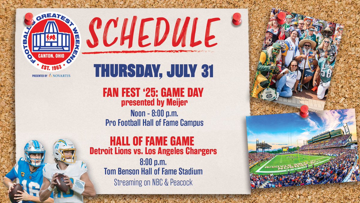 IT’S GAME DAY!!🎉

<a href="/NovartisUS/">Novartis US</a> | #PFHOF25