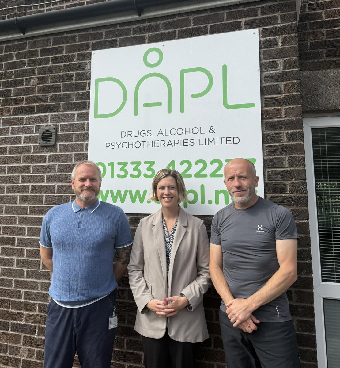 DAPL welcomed Jenny Gilruth MSP Mid Fife and Glenrothes Constituency to discuss our range of services on offer to communities and schools in  mid Fife and Glenrothes.