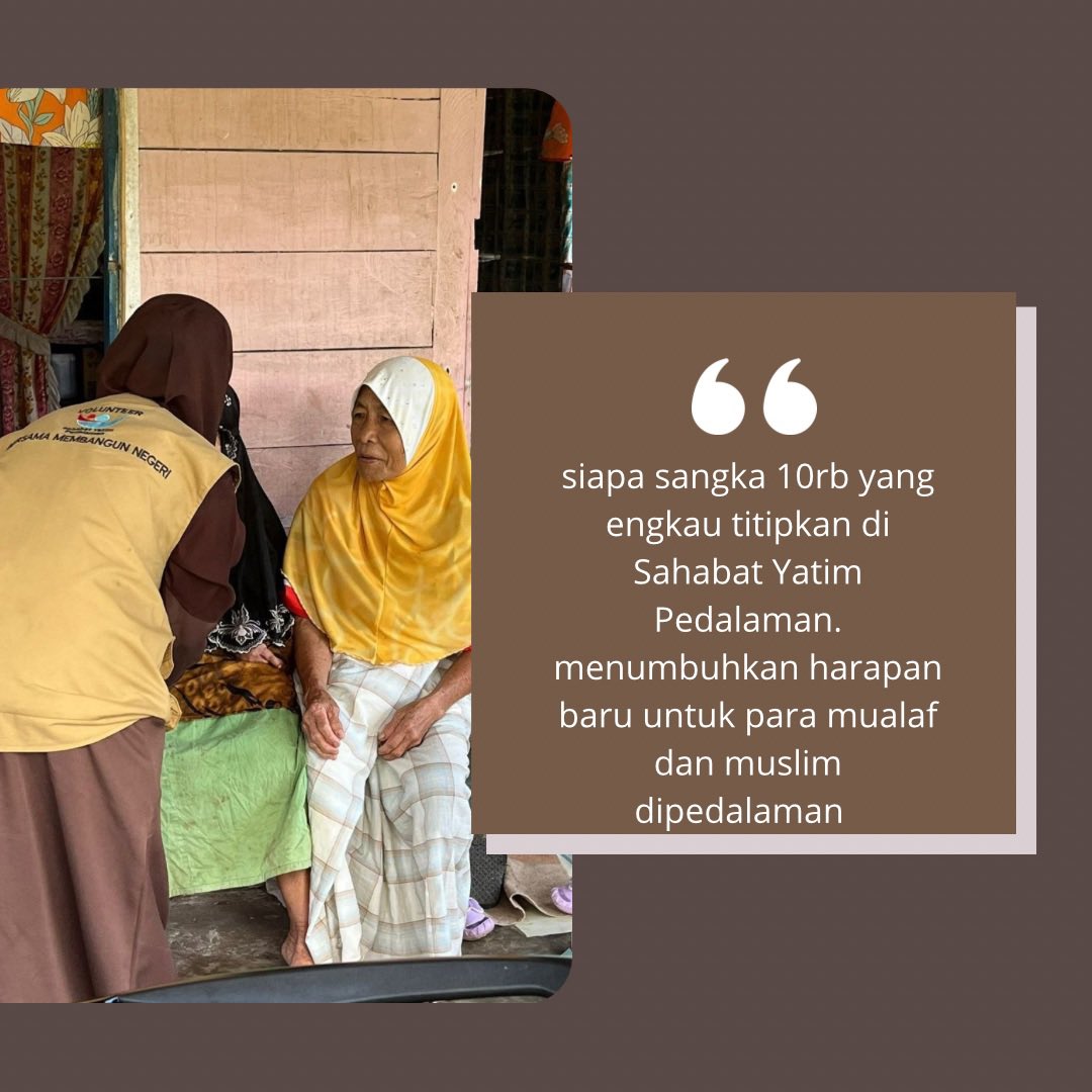 Jadikan 10 ribu mu mempunyai manfaat yang besar bagi saudara kita yang sedang membutuhkan