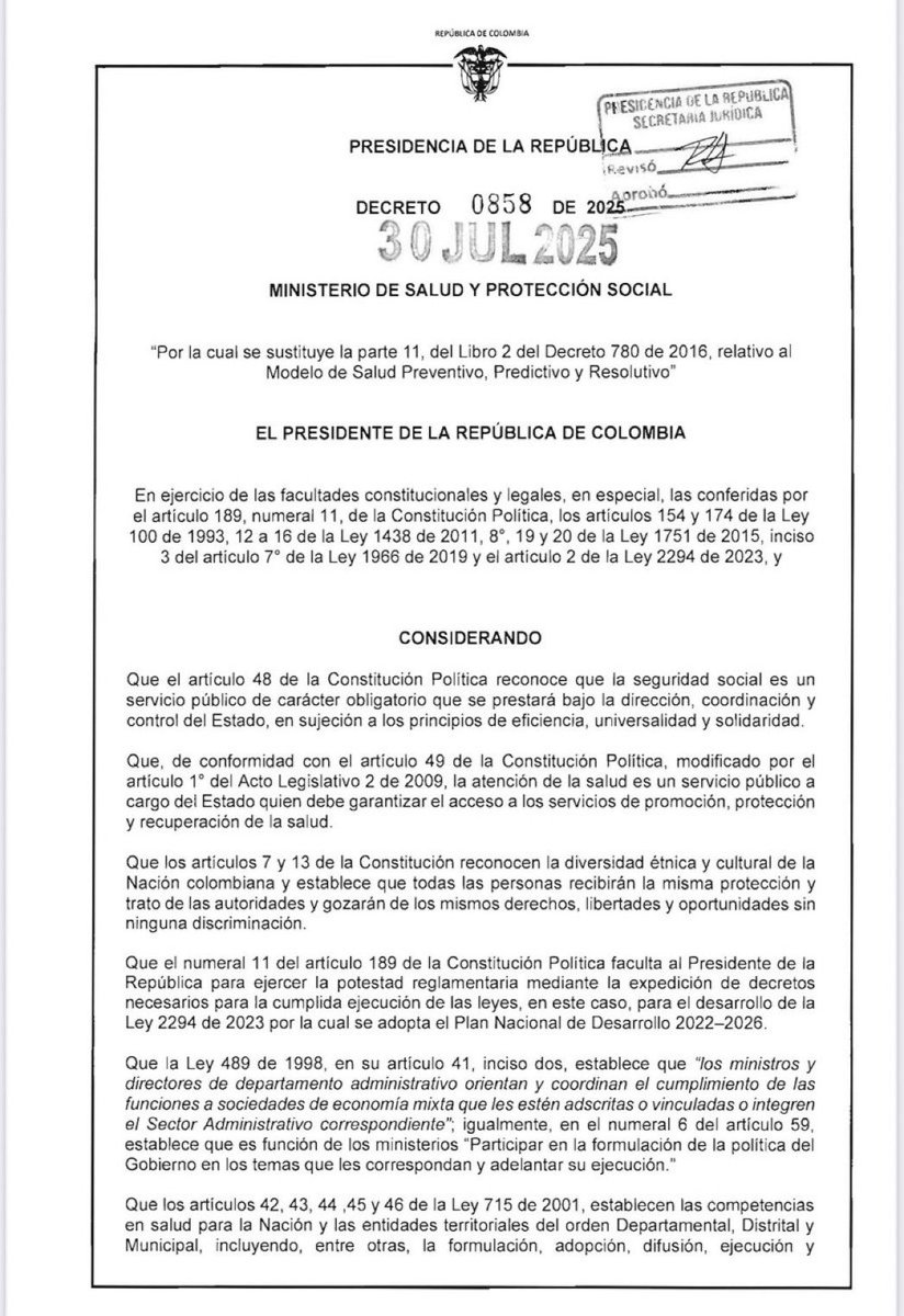Como el modelo de los maestros de Fecode salió “tan bien”, por decreto nos lo quieren aplicar a todos. 

!Nefasto gobierno!