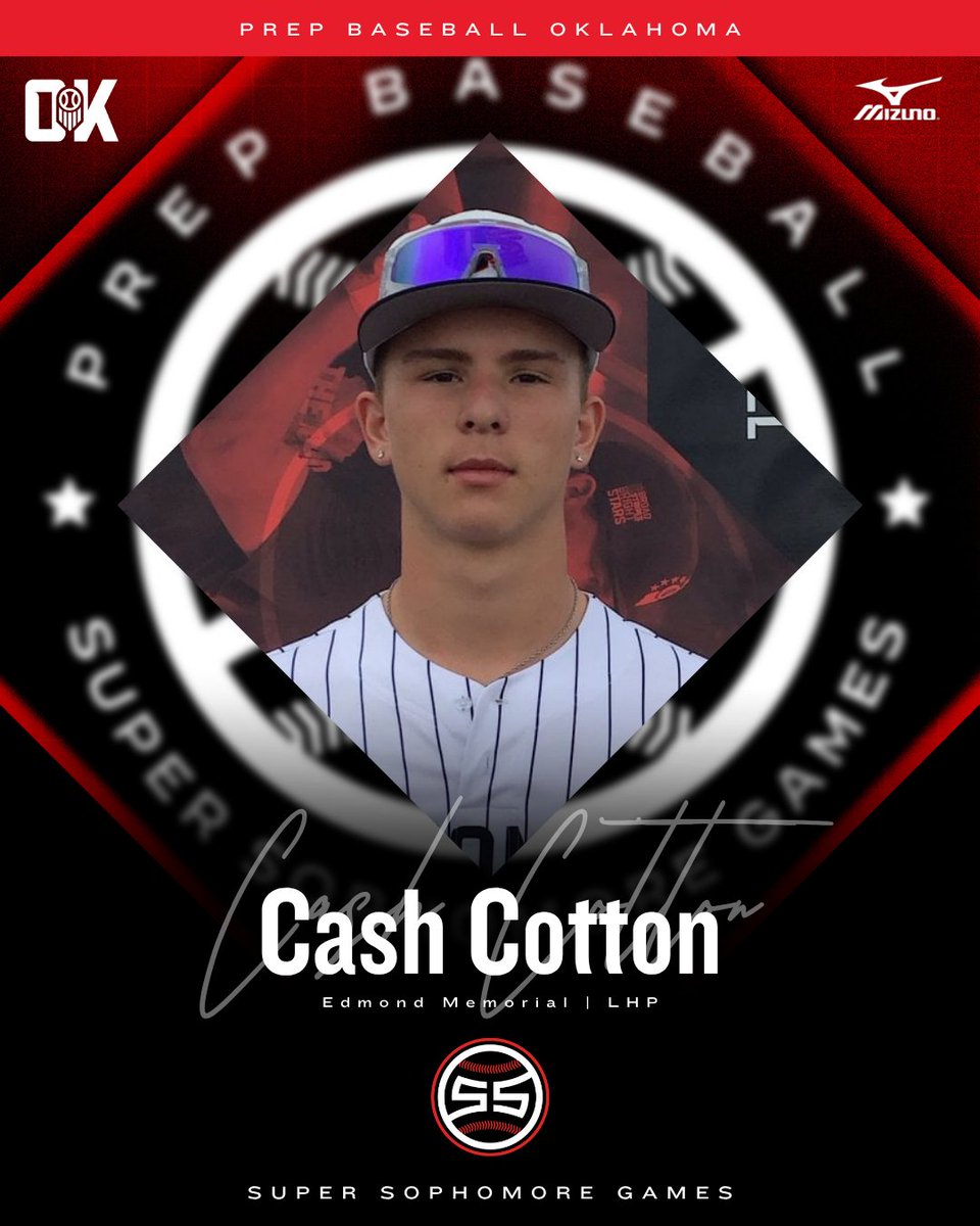 PBR Oklahoma (@prepbaseballok) on Twitter photo ๐๐ก๐ฉ๐๐ง๐ ๐๐๐๐๐ฃ๐ง๐๐ โ
LHP Cash Cotton (Edmond Memorial) is locked to represent Team Oklahoma at the 2025 Prep Baseball Central Super Sophomore Games in Kansas City! #CSSG25
๐ค: loom.ly/CTIPgUw // <a href="/cashcotton09/">Cashcotton</a> ๐๐ก๐ฉ๐๐ง๐ ๐๐๐๐๐ฃ๐ง๐๐ โ
LHP Cash Cotton (Edmond Memorial) is locked to represent Team Oklahoma at the 2025 Prep Baseball Central Super Sophomore Games in Kansas City! #CSSG25
๐ค: loom.ly/CTIPgUw // <a href="/cashcotton09/">Cashcotton</a>