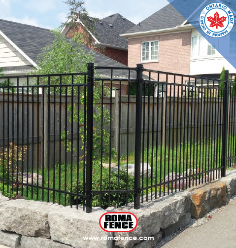 Fencing not only defines boundaries but also elevates the beauty of your landscape! 🌳🌼 #ornamentalironfence #residentialfence