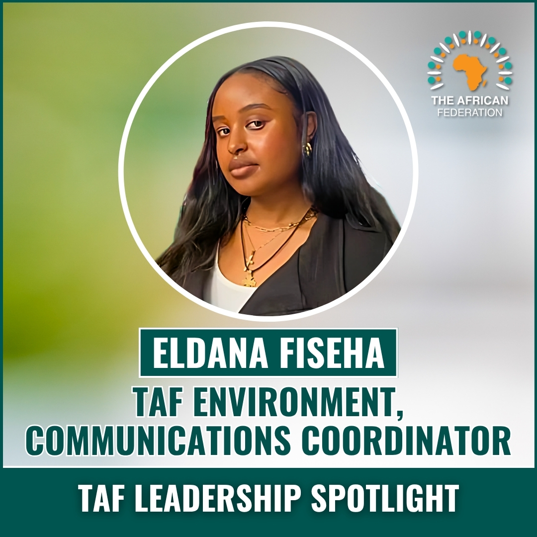 tafchapters's tweet photo. "Africa's rise must be inclusive and sustainable", powerful words from Eldana Fiseha, a dynamic force at the helm of #TAFEnvironment's Communication. Based in #Ethiopia, she's also pursuing a degree in Business Administration and Information Systems at #AddisAbaba University. https://t.co/fiNR4DZnjX