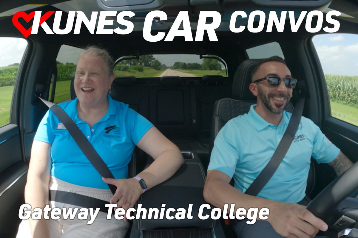 KunesAutoGroup's tweet image. JMike Lacassio chats with Jennifer Charpentier of @gatewaytech  about scholarships, emergency grants &amp;amp; how Ignite the Future is driving student success in SE WI. 

Watch the full Kunes Car Convo: shopkunes.com/blog/kunes-car…

#IgniteTheFuture #TechEd #DriveLocal
